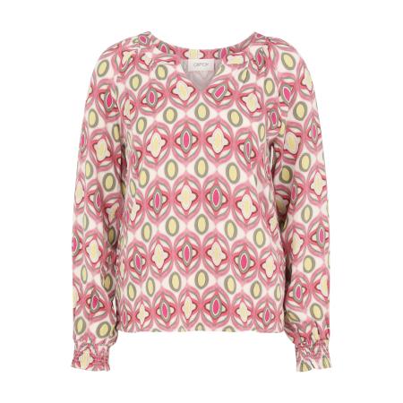 Cartoon Cartoon Blouse geel / gemengde kleuren / rosa