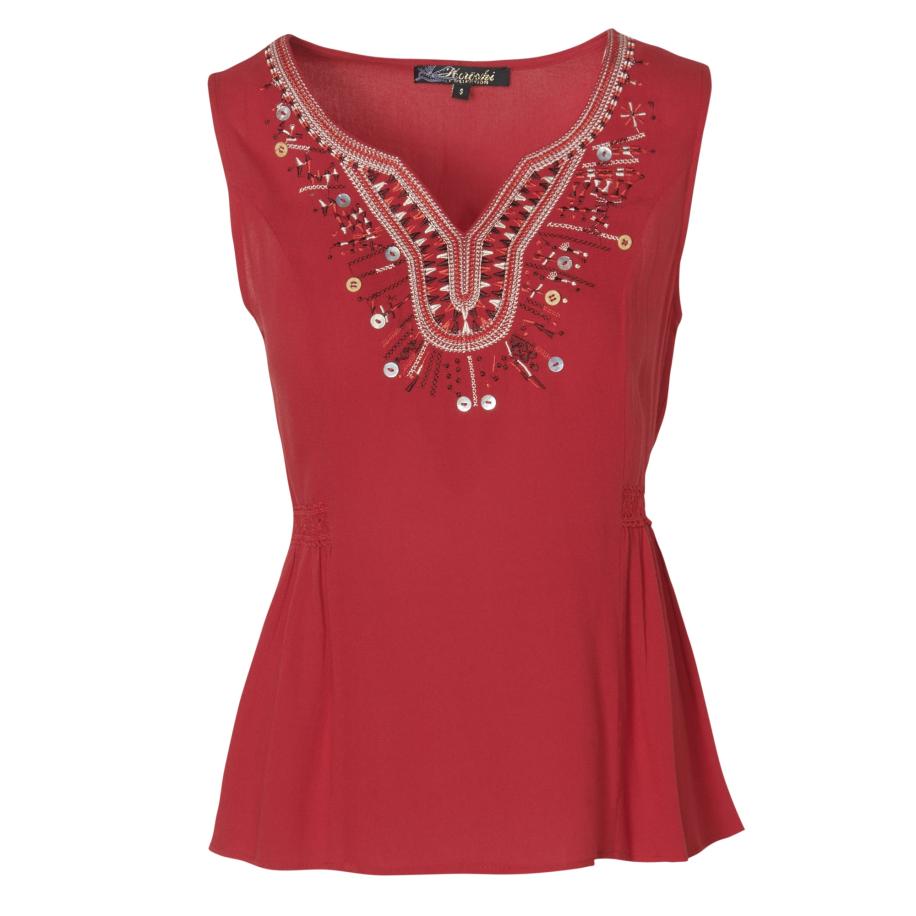 KOROSHI KOROSHI Blouse rood -