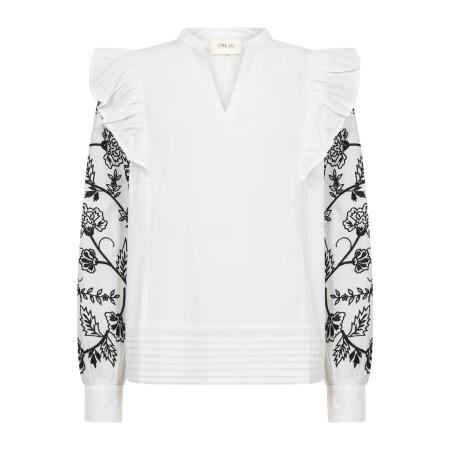 Cream Cream Blouse Alice zwart / wit