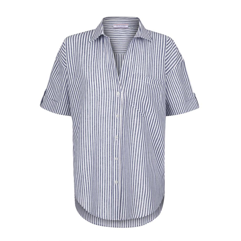 Felix Hardy Felix Hardy Blouse navy / wit -