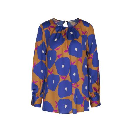 Seidensticker SEIDENSTICKER Blouse blauw / geel / pink / wit