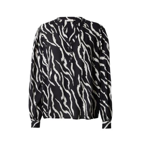 Kaffe Kaffe Blouse Somia zwart / wit