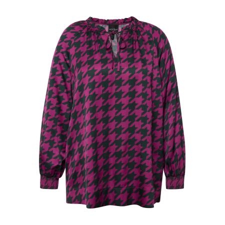 Ulla Popken Ulla Popken Blouse donkergrijs / lila