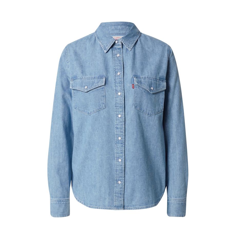 Levi's LEVIS ® Blouse Essential Lightweight Western Shirt blauw denim -