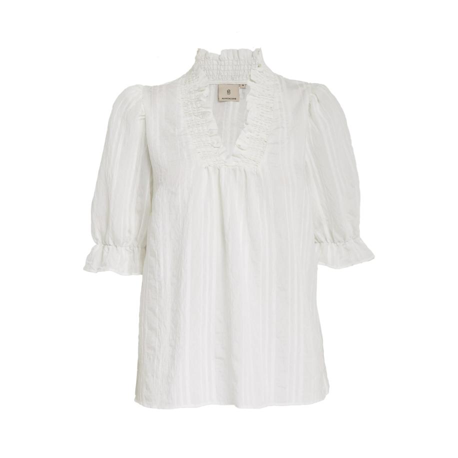 Peppercorn Blouse Gry crème Bruin