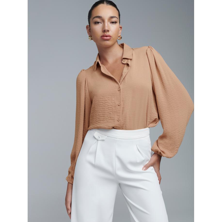 BWLDR BWLDR Blouse Nola camel -