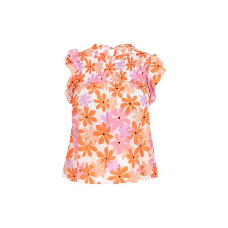 Usha usha FESTIVAL Blouse crème / lavendel / donkeroranje / wit