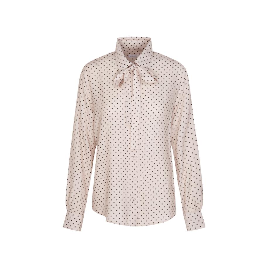 SEIDENSTICKER Blouse Schwarze Rose beige / zwart Bruin