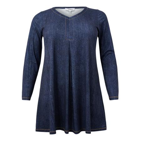 Yoek YOEK Blouse blauw denim