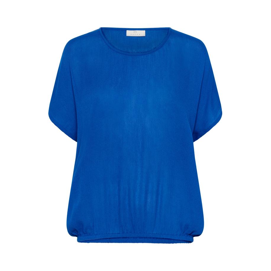 Kaffe Kaffe Blouse KAAmber Stanley blauw -