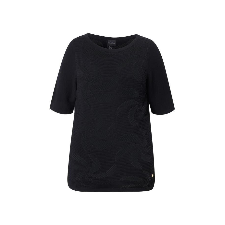 Ulla Popken Ulla Popken Blouse zwart -