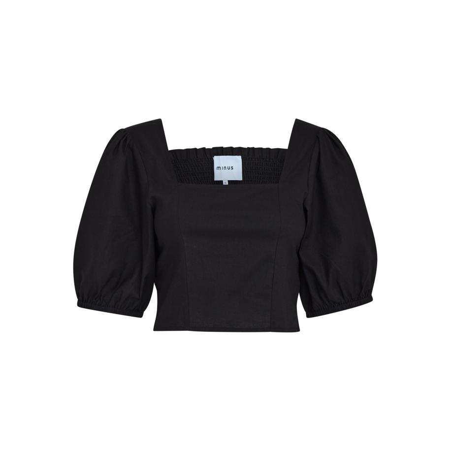 Minus minus Blouse Shelba zwart -