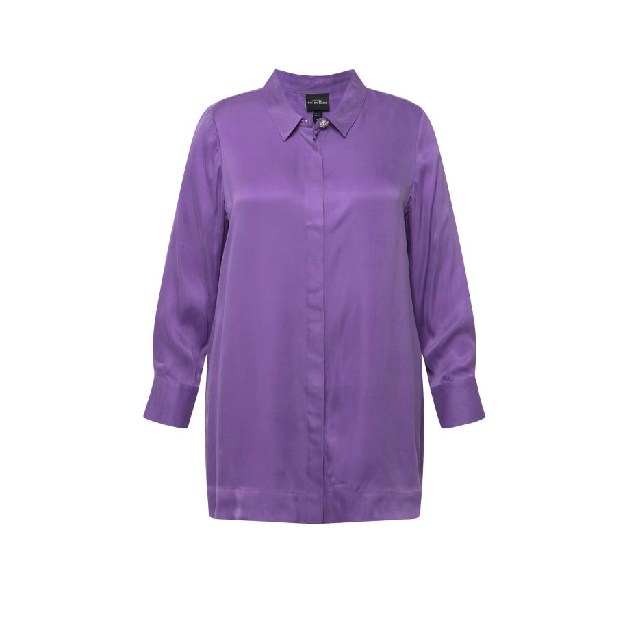 Ulla Popken Ulla Popken Blouse donkerlila -