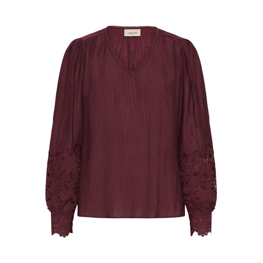 Cream Cream Blouse CRTina wijnrood -