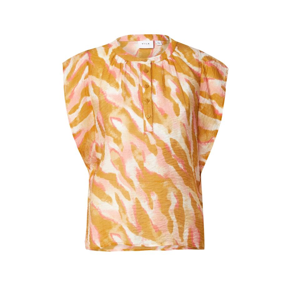 Vila VILA Blouse VILYRIA SOA sepia / oudroze / offwhite -