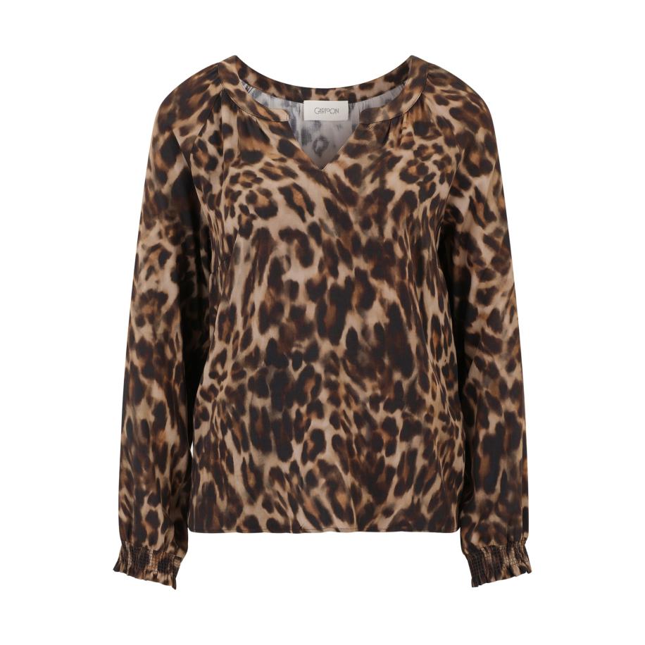 Cartoon Cartoon Blouse bruin / zwart -