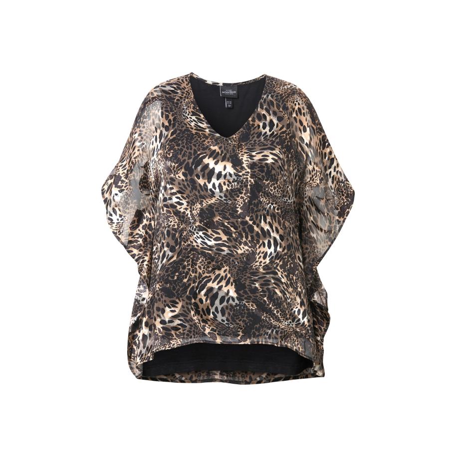 Ulla Popken Ulla Popken Tuniek bruin / zwart -