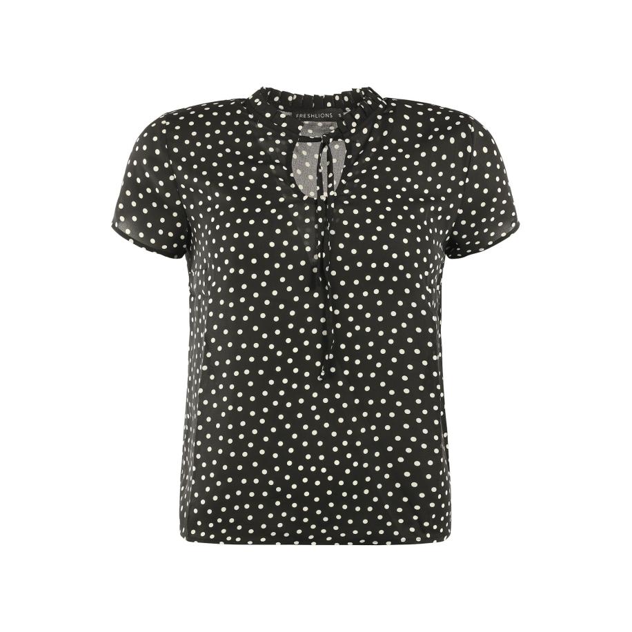 FRESHLIONS FRESHLIONS Blouse Amea zwart -