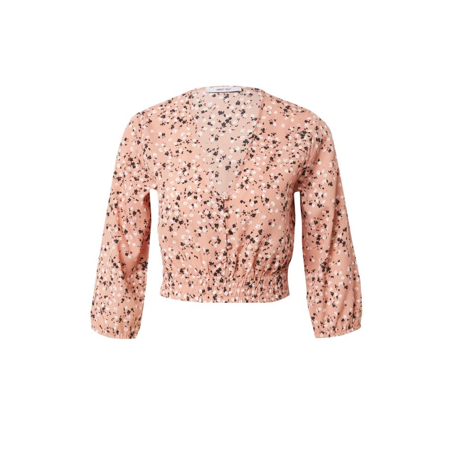 ABOUT YOU ABOUT YOU Blouse Rika rosa / zwart / wit -