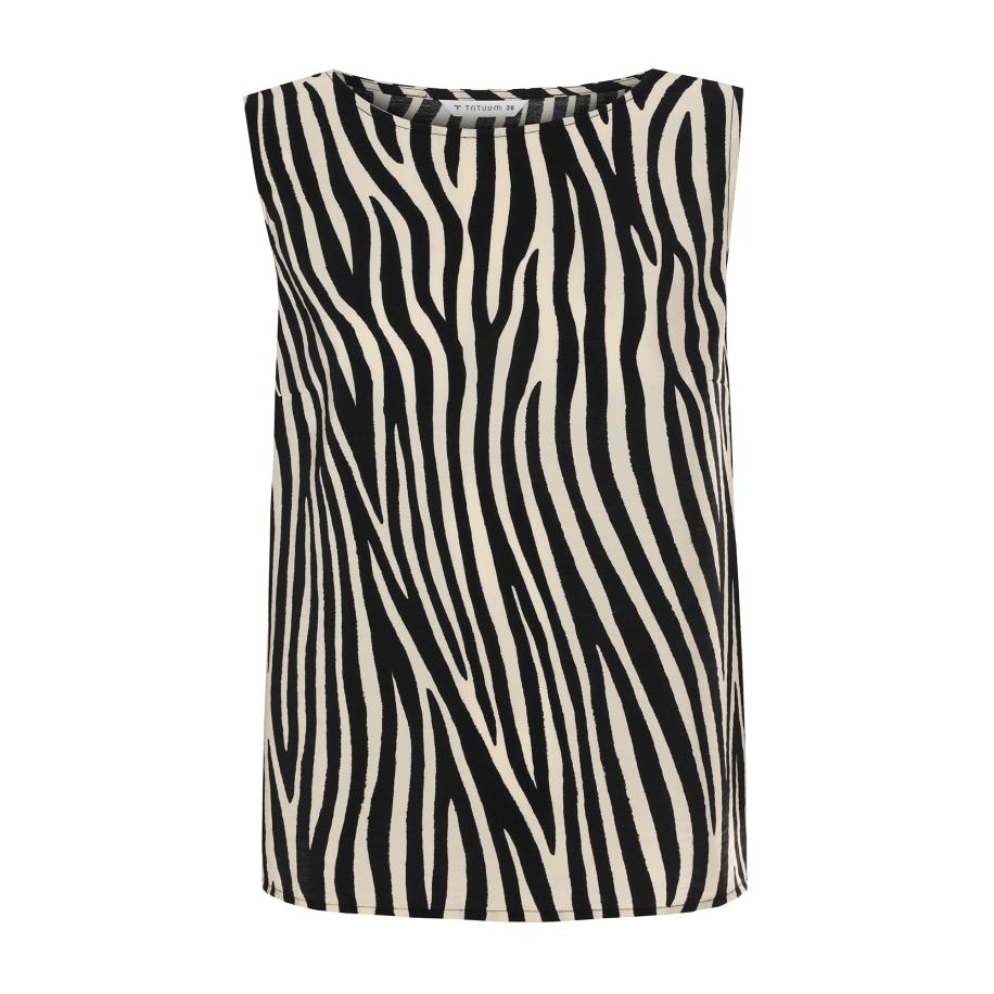 TATUUM Blouse beige / zwart Multicolor