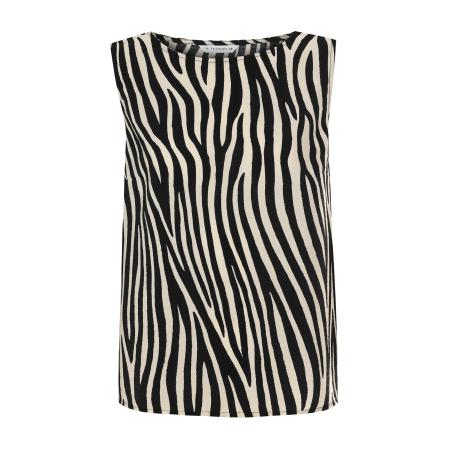 TATUUM Blouse beige / zwart