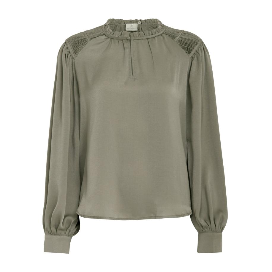 Peppercorn Peppercorn Blouse Haze donkerbeige -