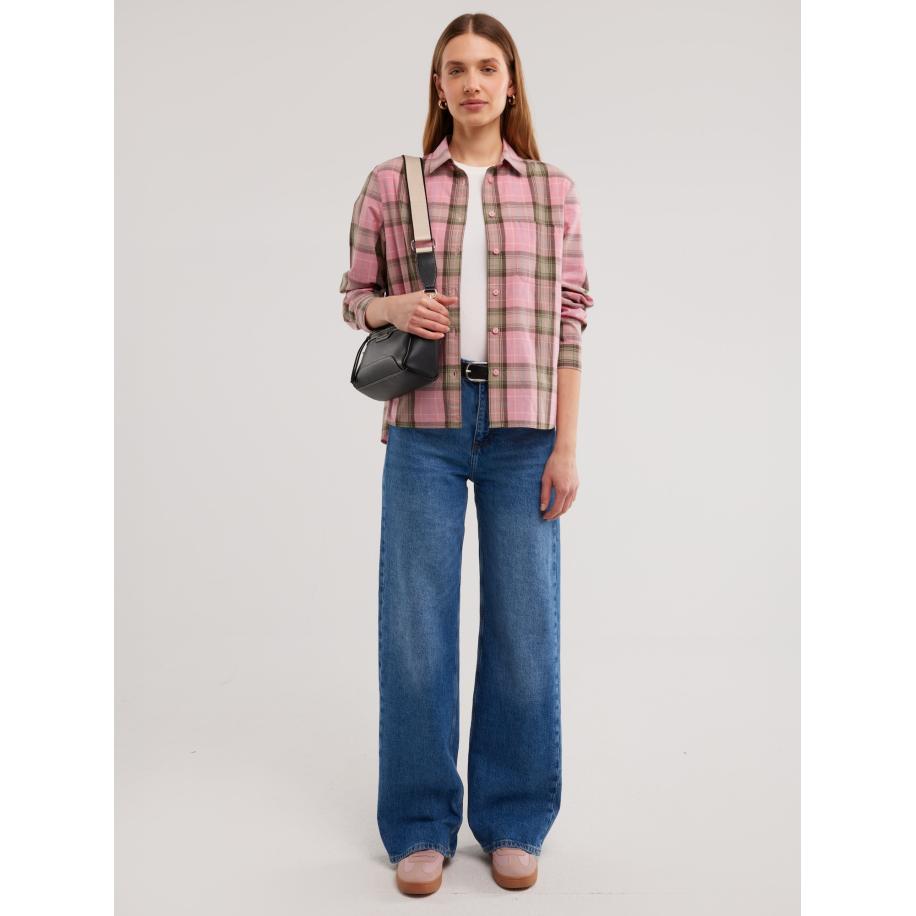 Big Star BIG STAR Blouse Singi antraciet / groen / rosa -