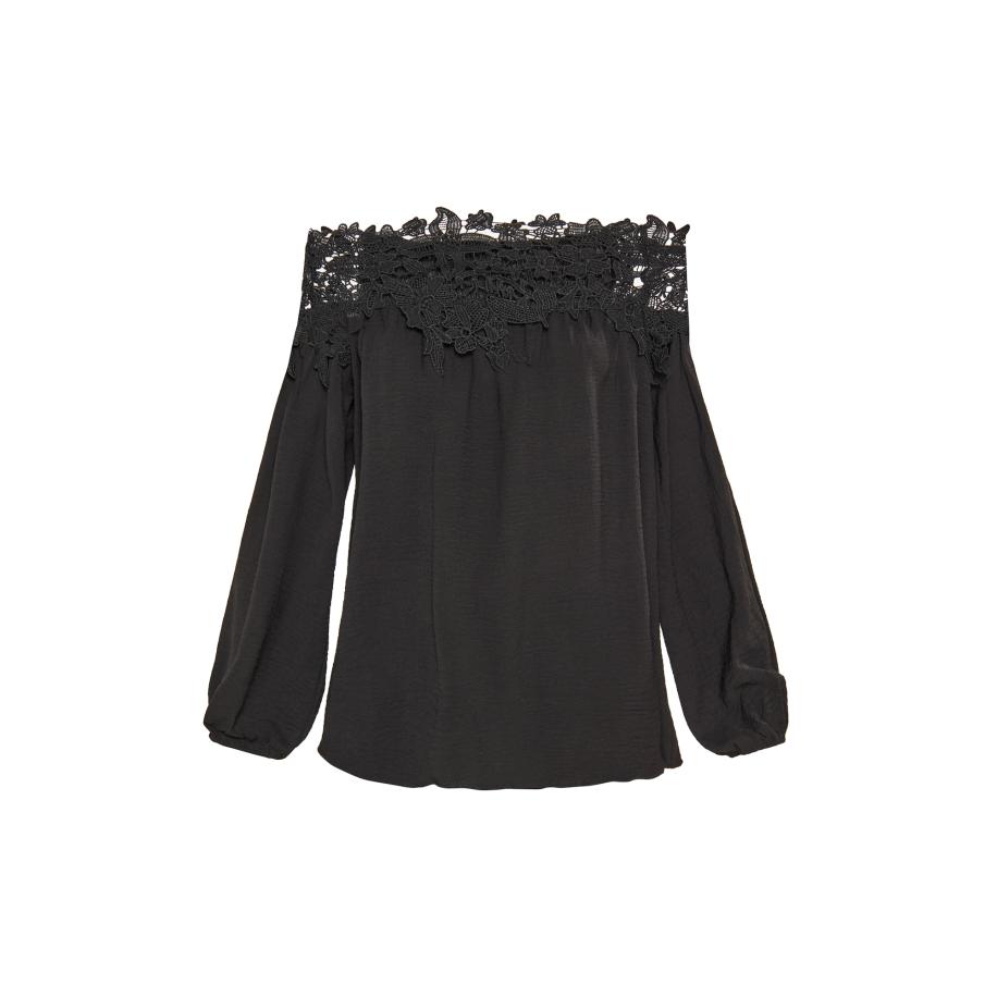 caneva caneva Blouse Fashion Look zwart -