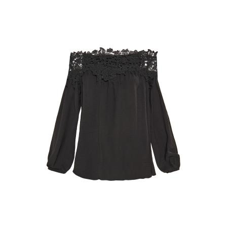 caneva caneva Blouse Fashion Look zwart