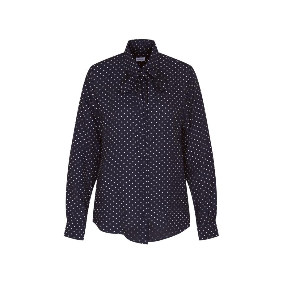 Seidensticker SEIDENSTICKER Blouse donkerblauw / wit -