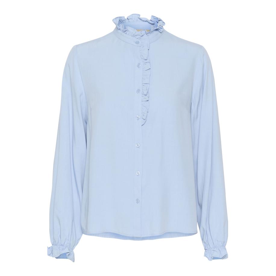 Cream Cream Blouse Venea lichtblauw -