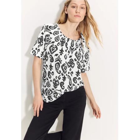CECIL Carmen blouse met print