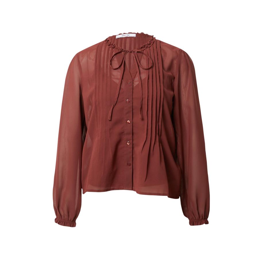 ABOUT YOU ABOUT YOU Blouse Agathe donkerrood -