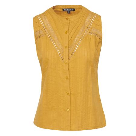 KOROSHI Blouse goudgeel