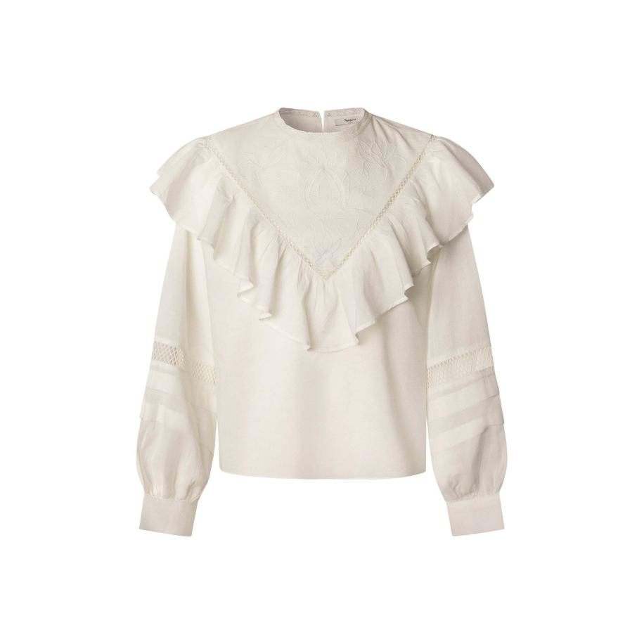 Pepe Jeans Pepe Jeans Blouse Noe wit -
