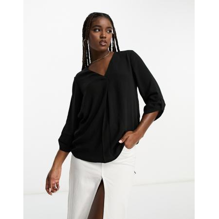 JDY Blouse met V-hals in zwart