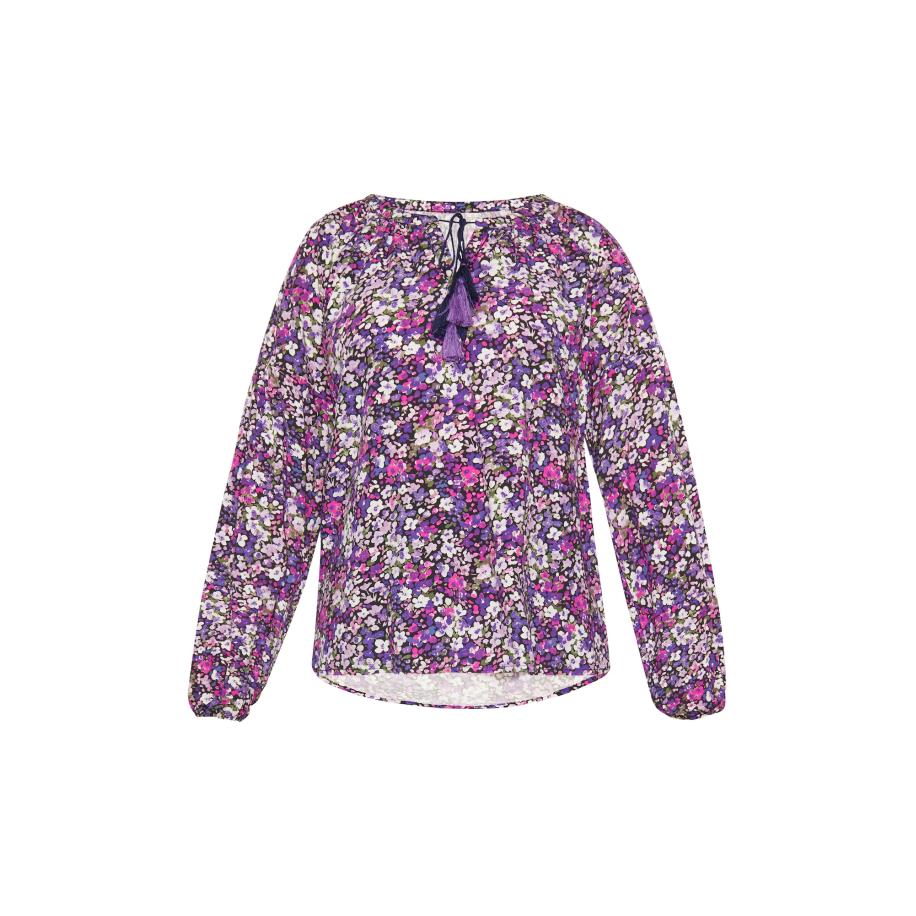 Usha usha FESTIVAL Blouse donkerlila / pink / offwhite -