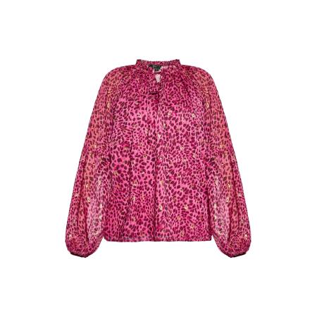 Faina faina Blouse goud / pink / merlot