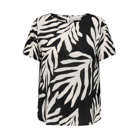 Only Carmakoma ONLY Carmakoma Blouse CARVica zwart / wit