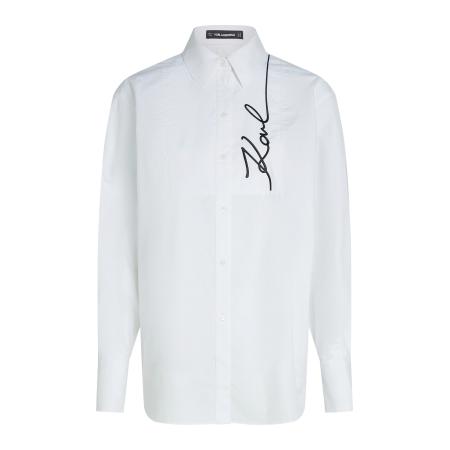 Karl Lagerfeld Karl Lagerfeld Blouse zwart / wit