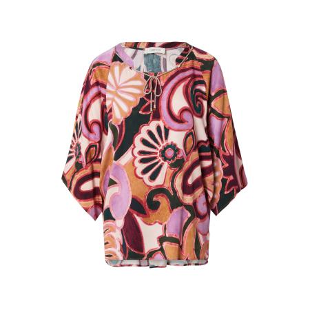 Cartoon Blouse lila / lichtoranje / rood / zwart