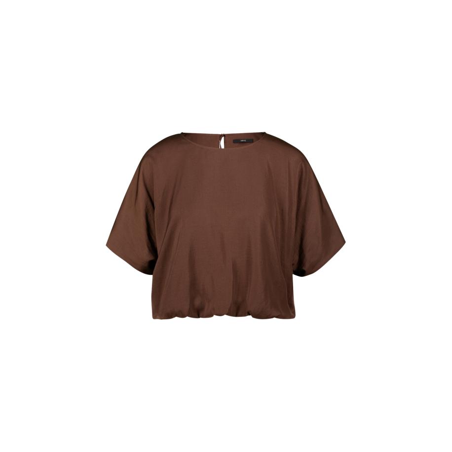 Zero zero Blouse donkerbruin -