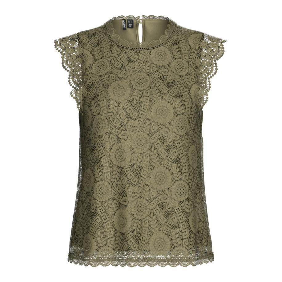 Pieces PIECES Blouse PCOlline kaki -