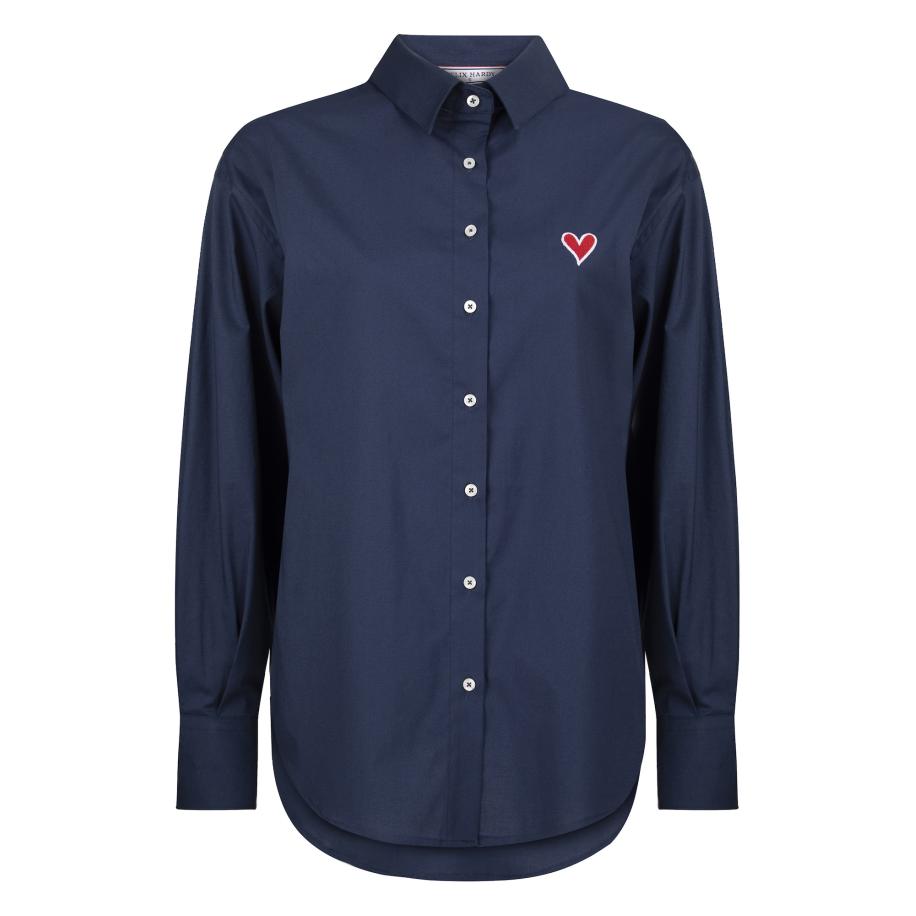 Felix Hardy Felix Hardy Blouse Poplin navy -