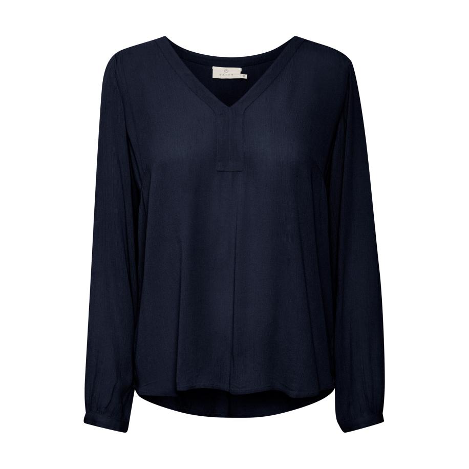 Kaffe Kaffe Blouse Amber donkerblauw -