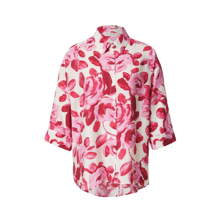 MSCH COPENHAGEN Blouse Edrina lichtroze / rood / wit Multicolor