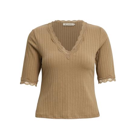 Peppercorn Blouse Gai beige gemêleerd