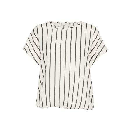 Kaffe Blouse Beathe zwart / wit