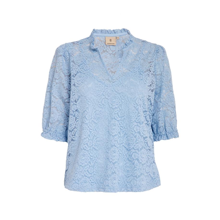 Peppercorn Blouse Karoline lichtblauw Blauw