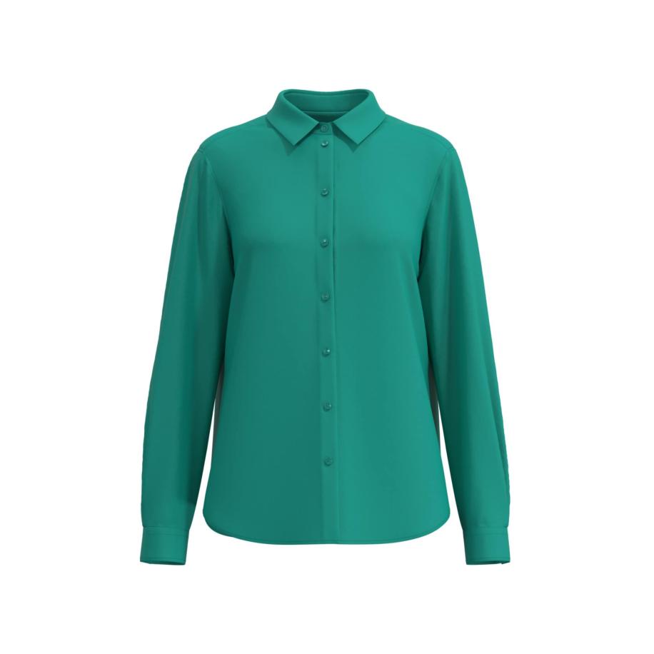 Seidensticker SEIDENSTICKER Blouse jade groen -
